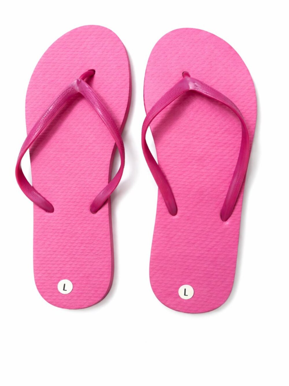 NWT Bright Pink Flip Flops Size L – Summer Essential